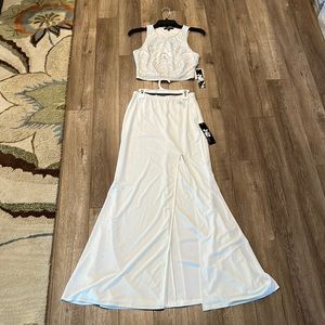 NEW White Prom Set